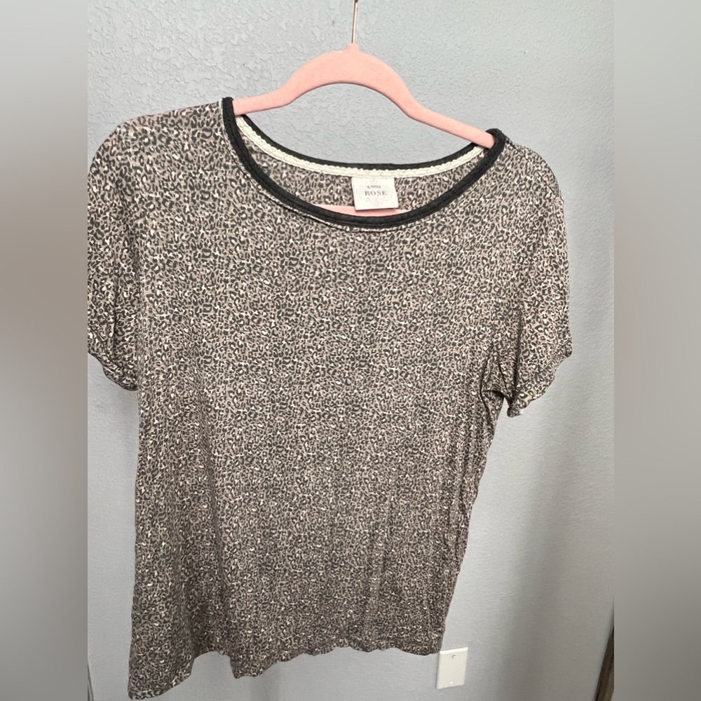 Animal print top